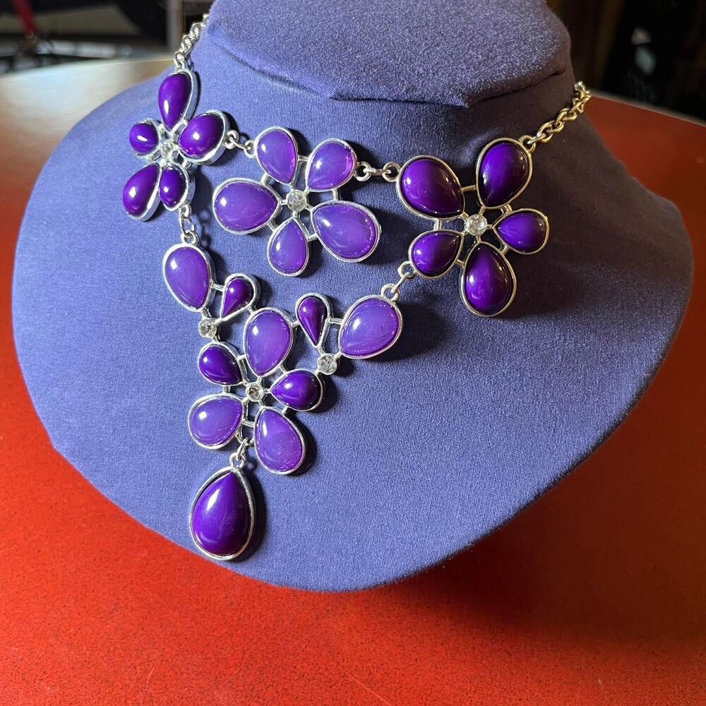 Unbranded Women's Purple and Silver Jewellery